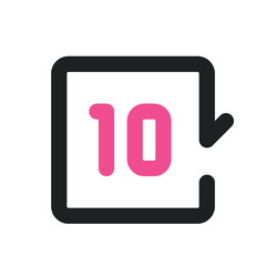 Repeat Icon with Two Tone