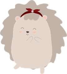 Porcupine illustration