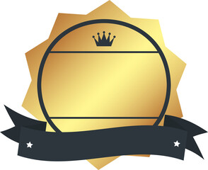 Vintage style retro emblem label