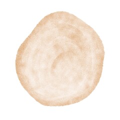 Coffee stains on white background.