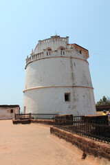 lighthouse on the coast of goa india