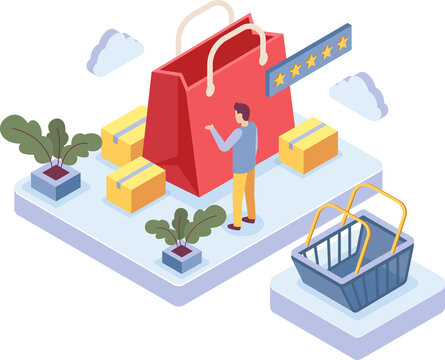 Electronic Commerce Isometric