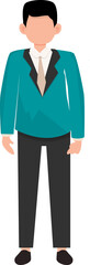 Cartoon businessman character