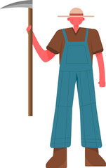 Cartoon farmer character