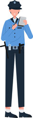 Male security guard character