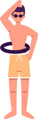 People in bathing suits