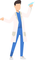 Doctor character illustration
