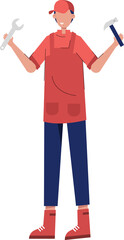 Repair man character