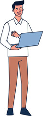 Businessman presenting a business plan