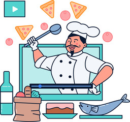 Food blogger teaches via internet