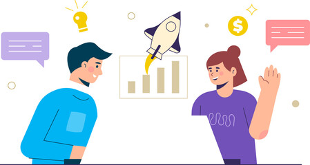 Office worker meeting