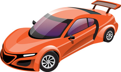 Naklejka premium Racing car illustration