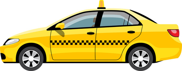 Fototapety  Cartoon taxi illustration