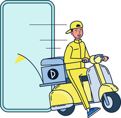 Courier man character