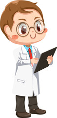 Fototapeta premium Doctor character design