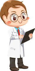 Fototapeta premium Doctor character design