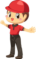 Courier man character