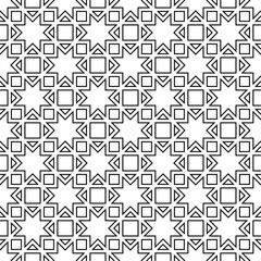 Seamless vector with Arabic geometric pattern