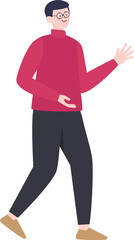 Man cartoon character