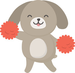 Dog character illustration