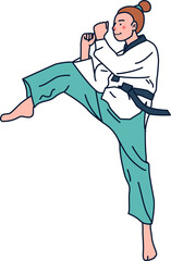 Taekwondo Character