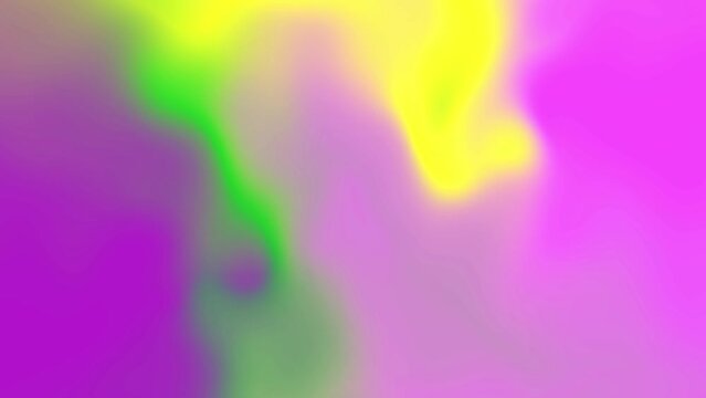 Soft liquid Psychedelic holographic rapunzel Color iridescent. Colorful gradient animation fluid. Modern Dynamic light vivid trendy color. Moving abstract blurred motion. Multicolor smooth transition