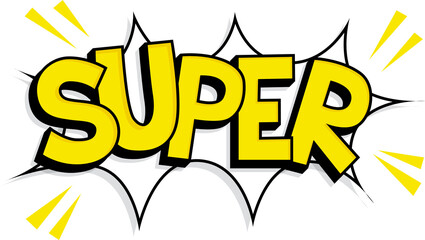 super comic text © Johnstocker