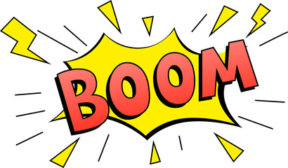 boom comic text © Johnstocker