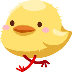 Obraz premium chick cute cartoon