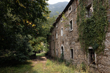 Abandoned Historical Building of Fuzine near Ajdovscina Slovenia