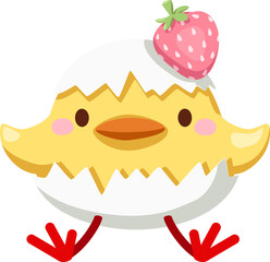 chick cute cartoon