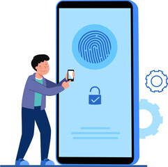 fingerprint unlock mobile phone
