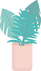 Plant in Pot Illustration