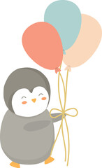 Pengiun Holding Balloon