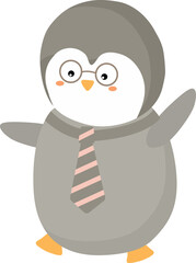 Penguin Wearing Glasses