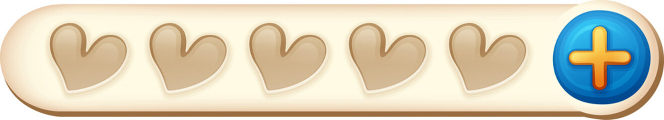 Obraz premium heart of button