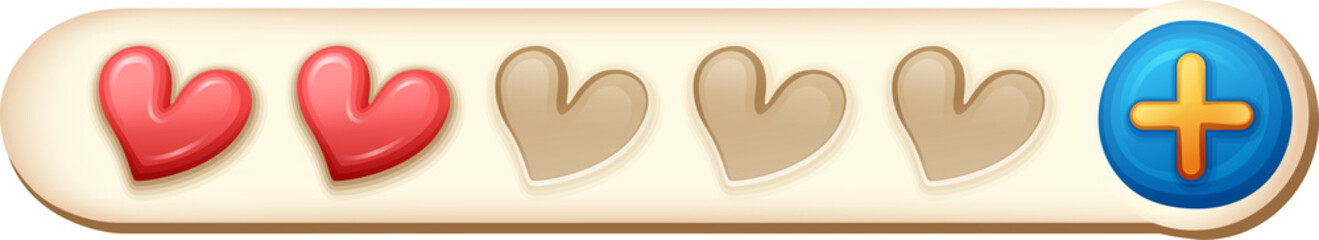 Obraz premium heart of button