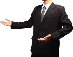 Business Man hand holding