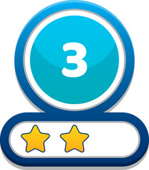 circle and star button