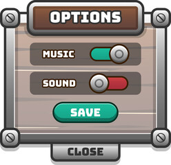 options button