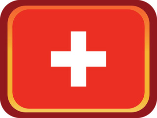 Obraz premium Square button