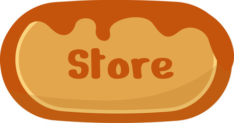 Square button
