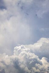 blue sky with clouds