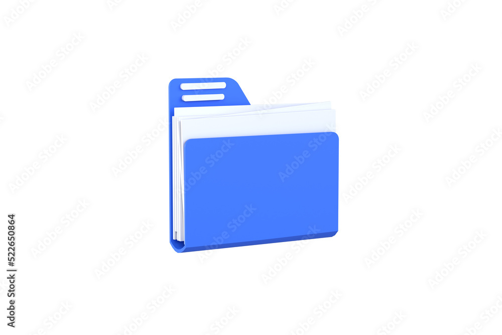 Poster folder icon. open folder icon. folder with documents