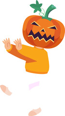 Halloween scary pumpkin