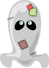 Ghost Character Illustration