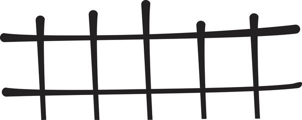Fence silhouette Illustration