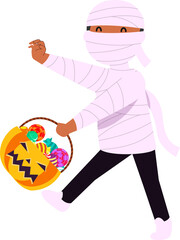 Fototapeta premium People Wear Halloween Costume