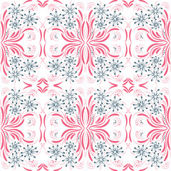 Folk flowers print Floral pattern Ethnic art