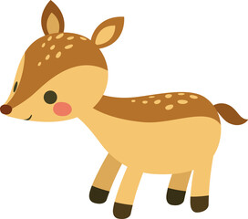 deer cute cartoon